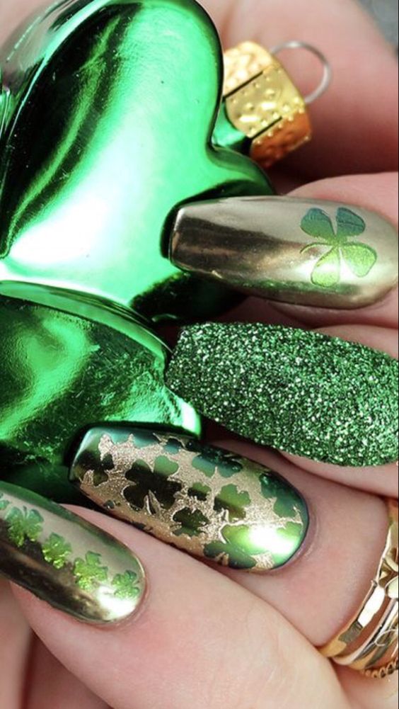 St Patricks Day nail ideas