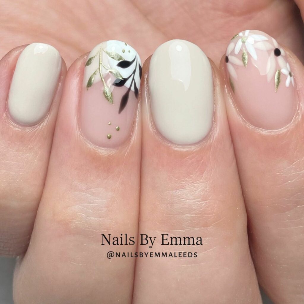 Beige Nail Designs