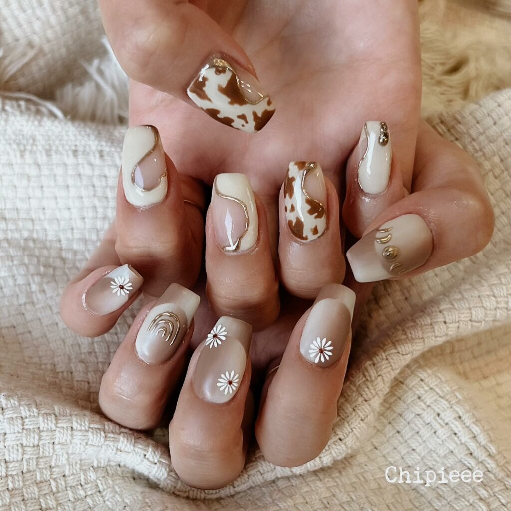 Boho Nail Designs and boho nail art ideas