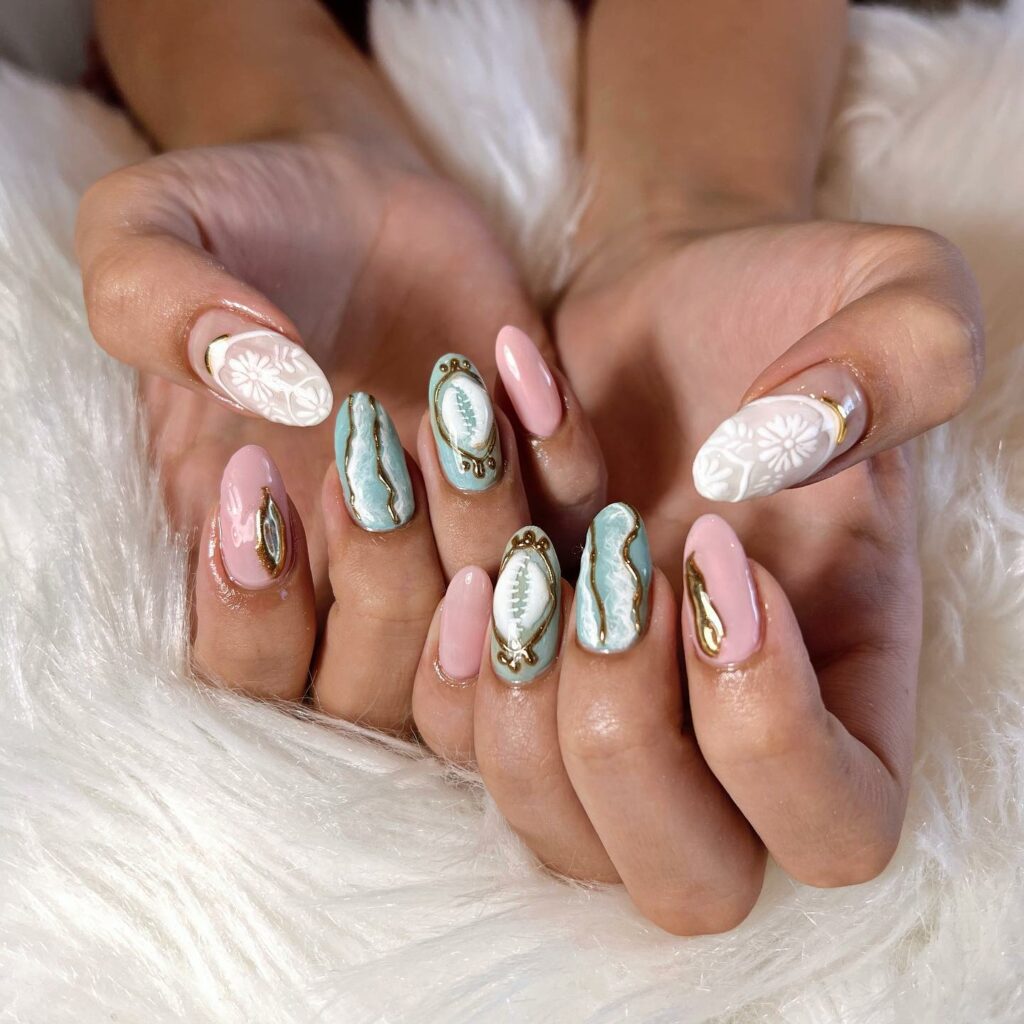 Boho Nail Designs and boho nail art ideas