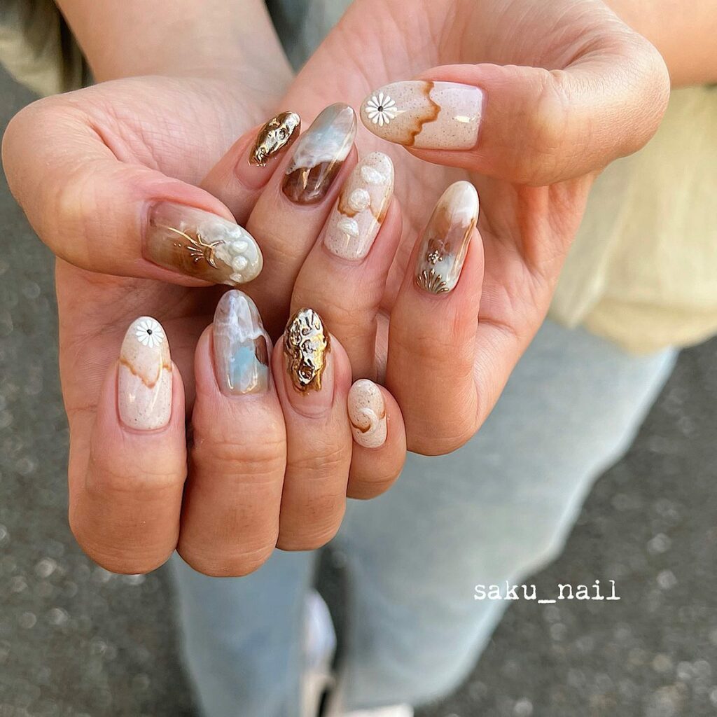 Boho Nail Designs and boho nail art ideas