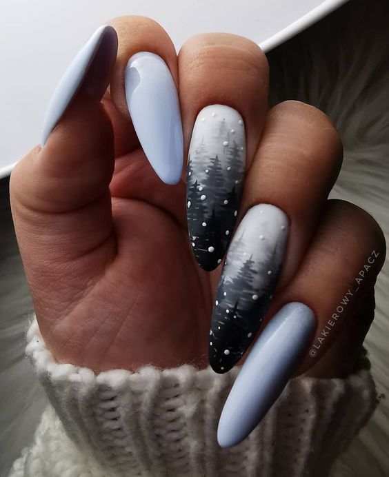 Classy Winter Nails