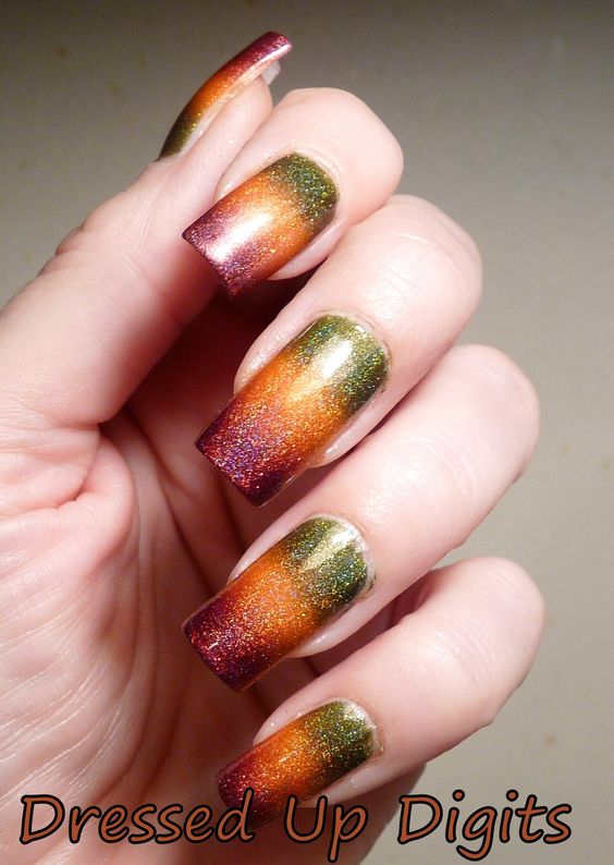 Fall Ombre Nails ideas and nail designs