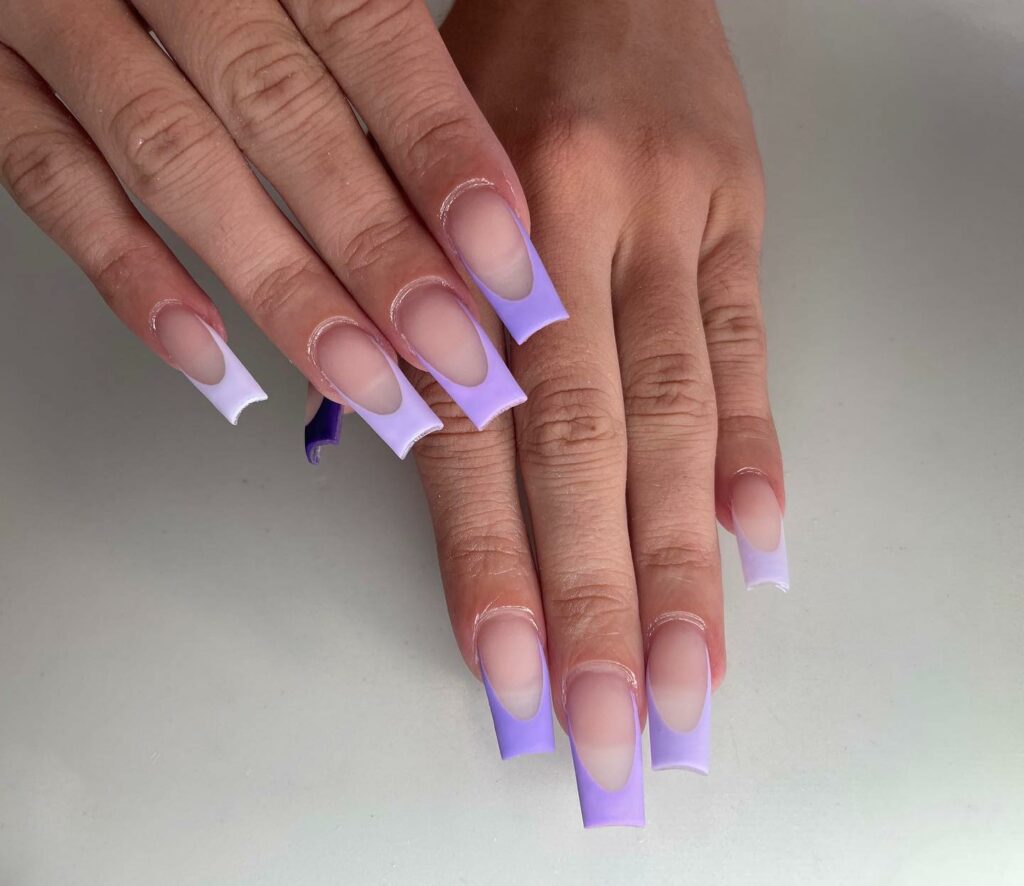 lavender nails ideas and nail designs in lavender nail polish color