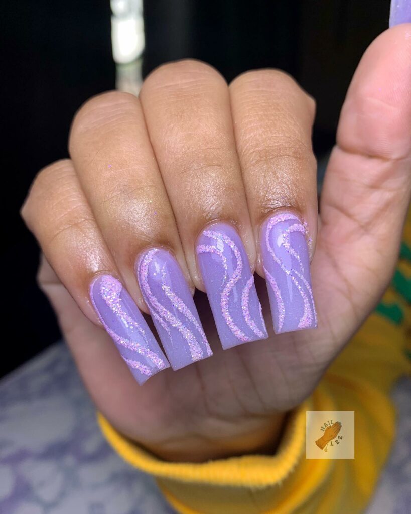 lavender nails ideas and nail designs in lavender nail polish color