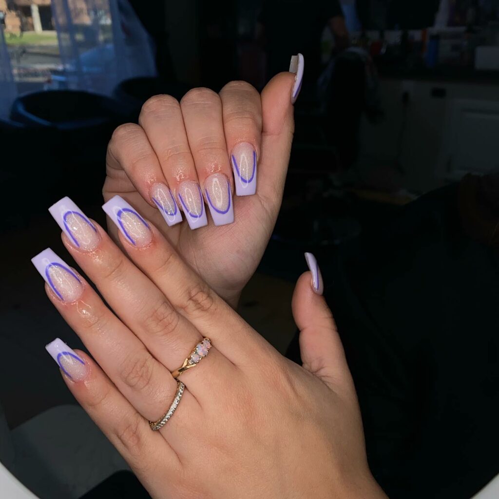 lavender nails ideas and nail designs in lavender nail polish color