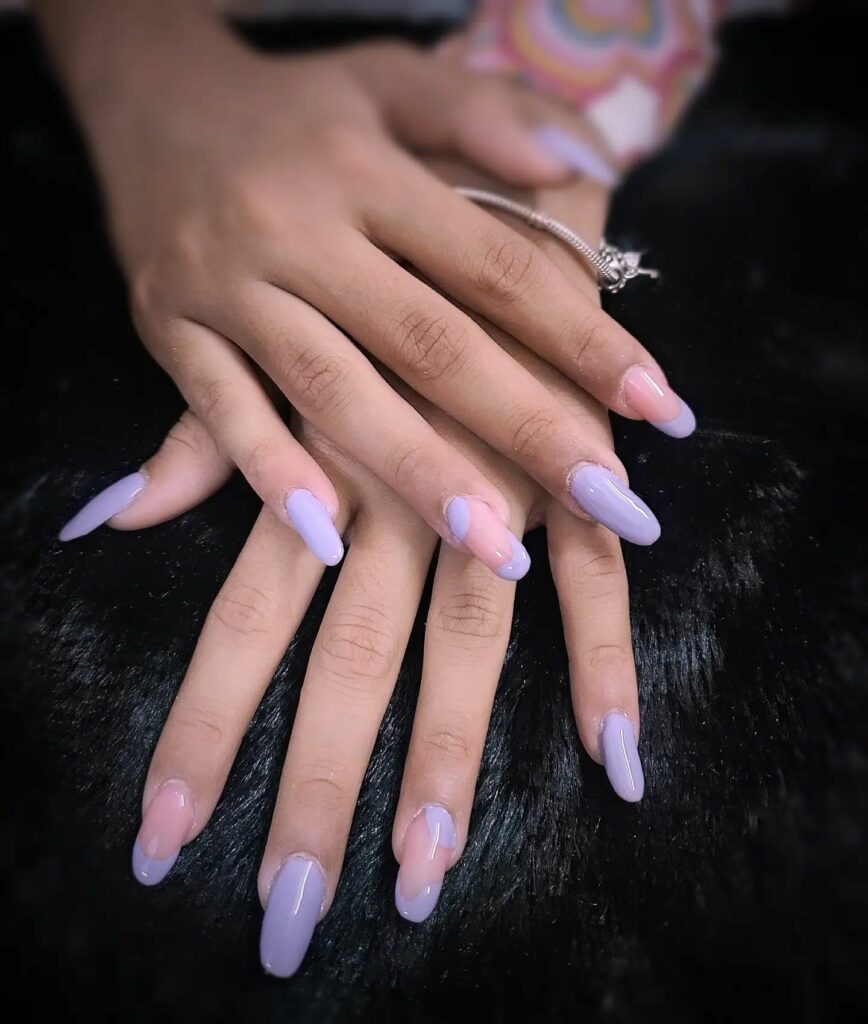 lavender nails ideas and nail designs in lavender nail polish color