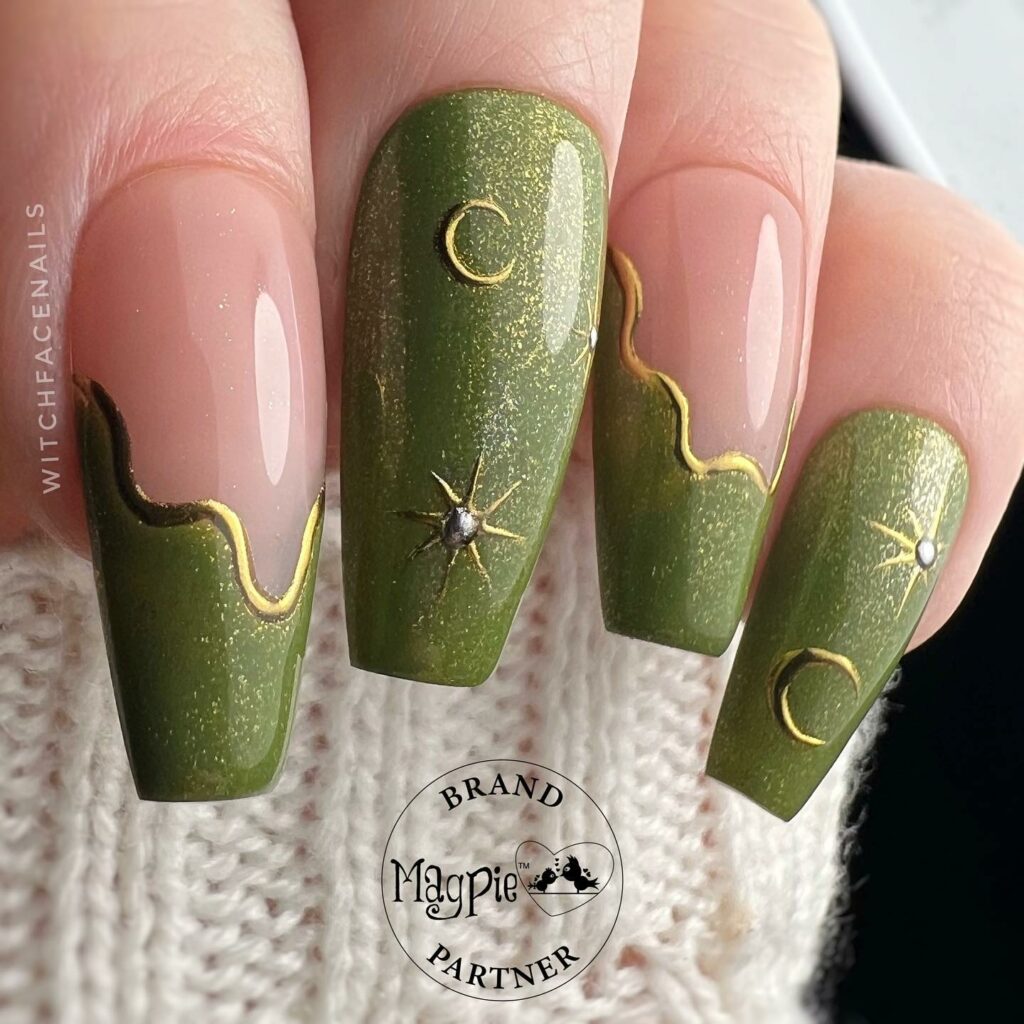 Moon and Star Nail Designs