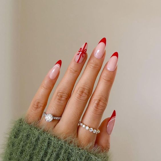 Red Christmas Nails