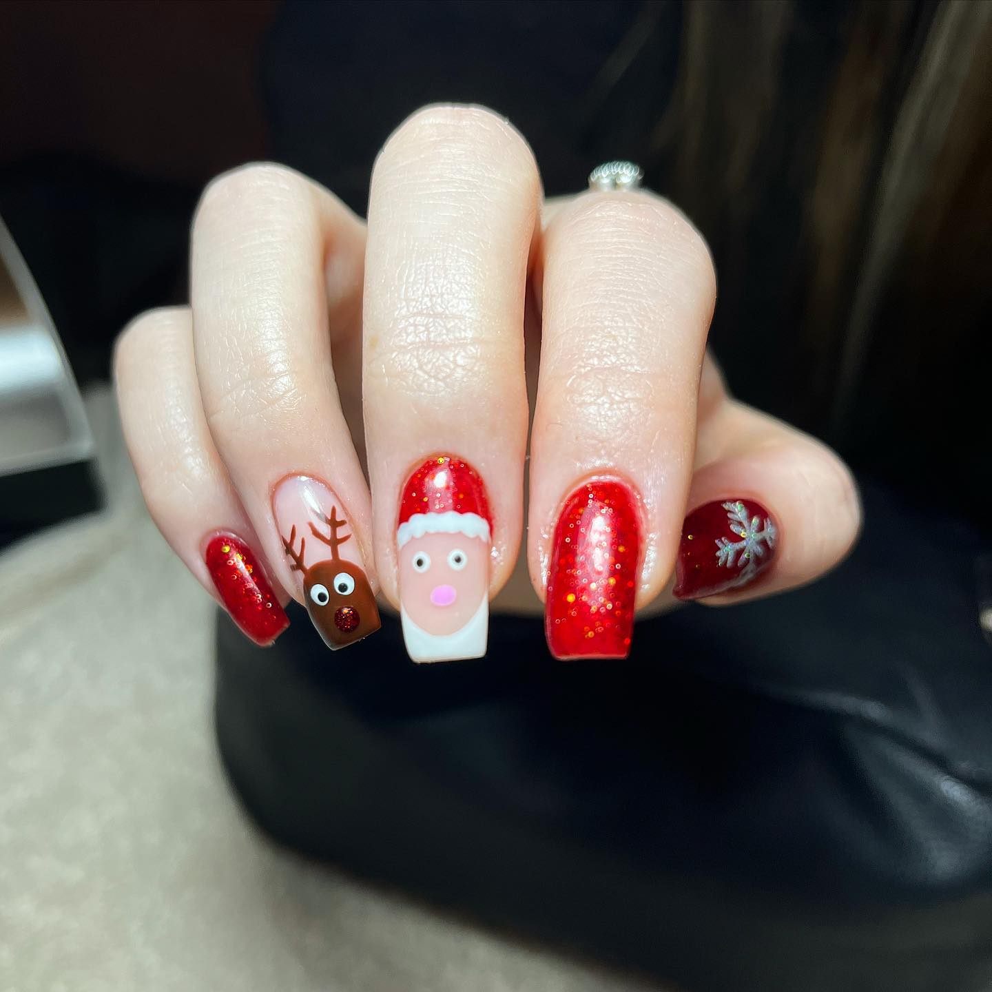 Reindeer Nails: The Cutest Holiday Season Trend - Nail Designs Daily
