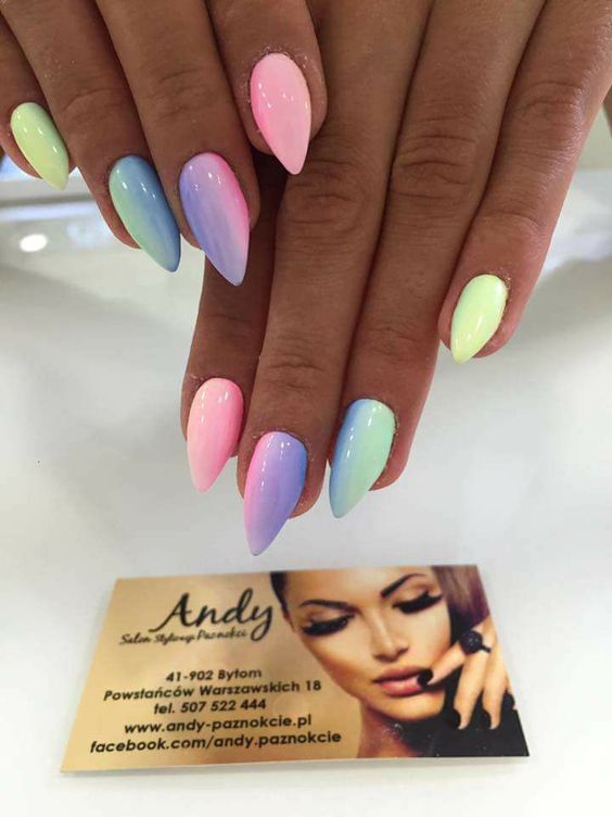 Summer Ombre Nails