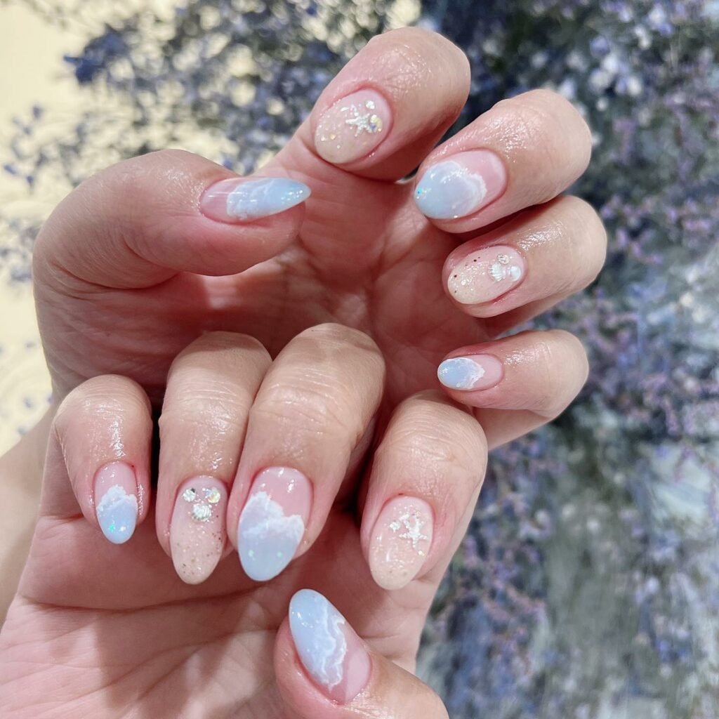 tropical Beach Themed Nails ideas