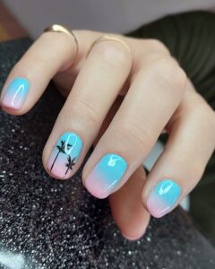 30+ Perfect Tropical Beach Themed Nails For Your Next Vacation - Nail ...