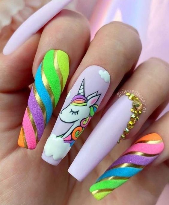 Unicorn Nail Designs Ideas