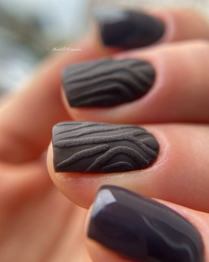 Zebra Nail Designs