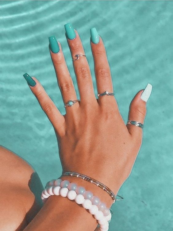 Aqua Nails Designs