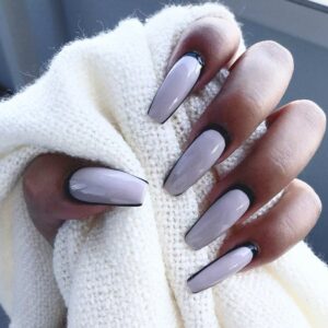 20+ Best Black and Gray Nails To Try in 2023 - Nail Designs Daily