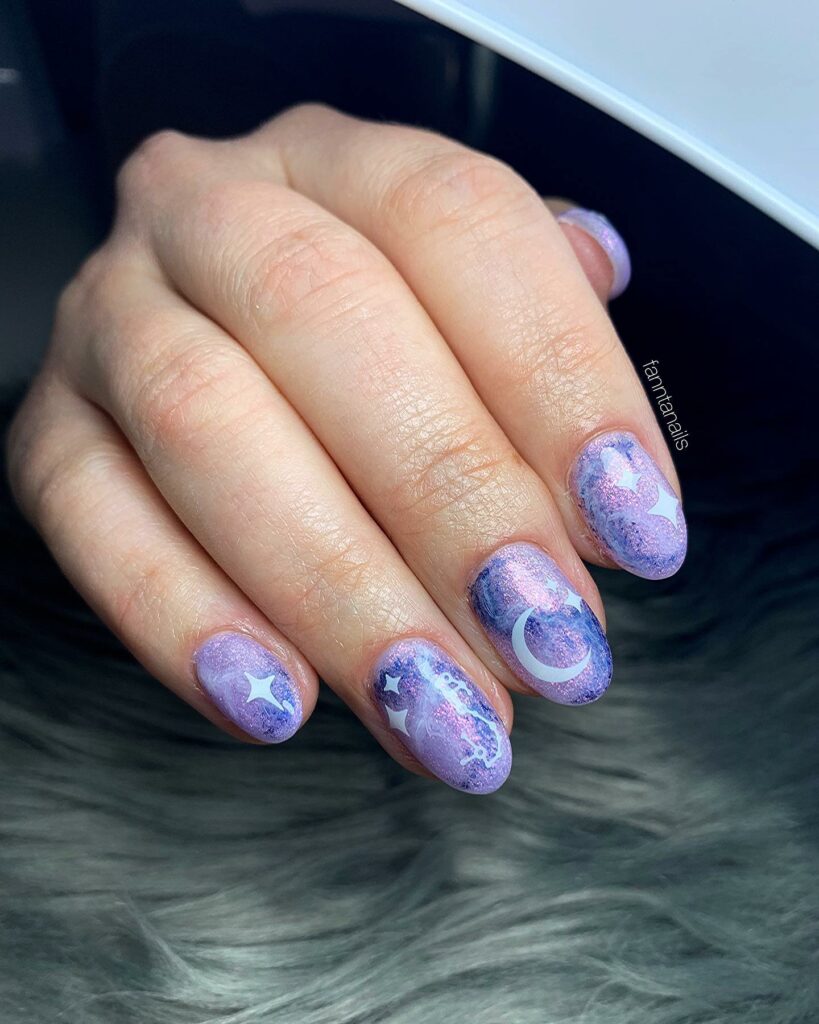 galaxy nails