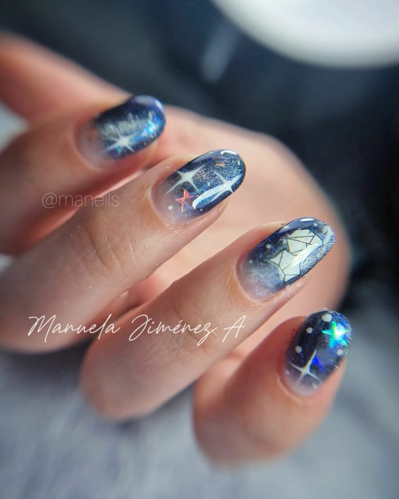 galaxy nails