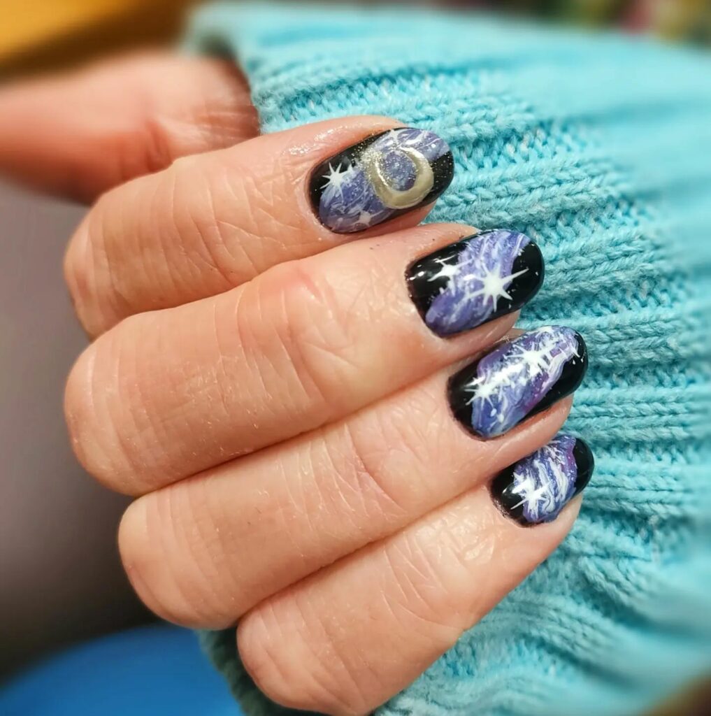 galaxy nails