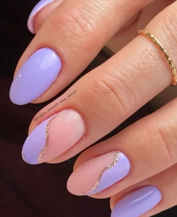light lavender nails