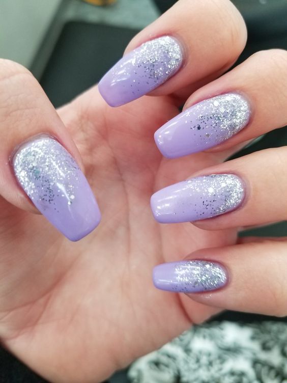 light lavender nails