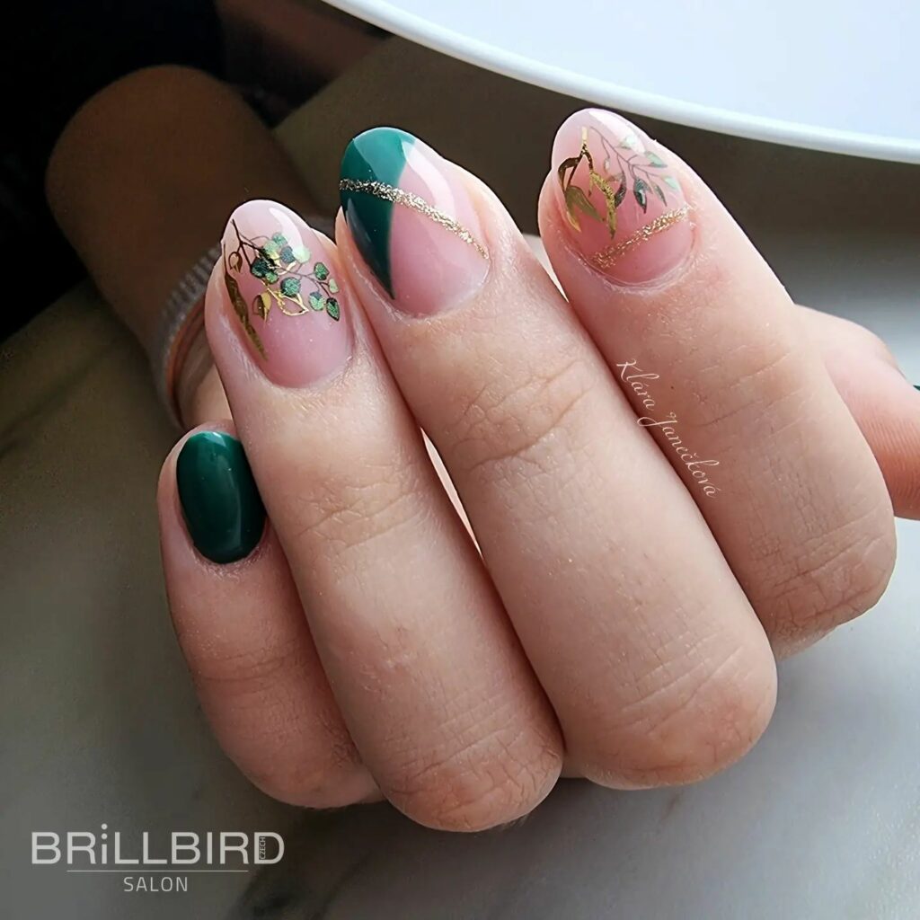 Emerald Green Nails Ideas