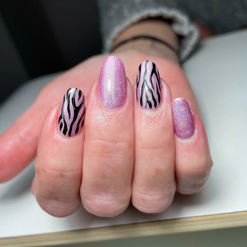 60+ Zebra Print Nail Designs You Need to Try This Month - Nail Designs Daily