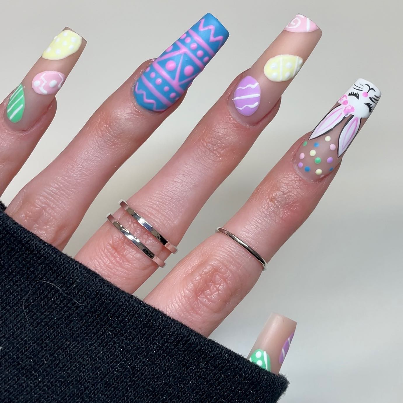 coffin easter nails