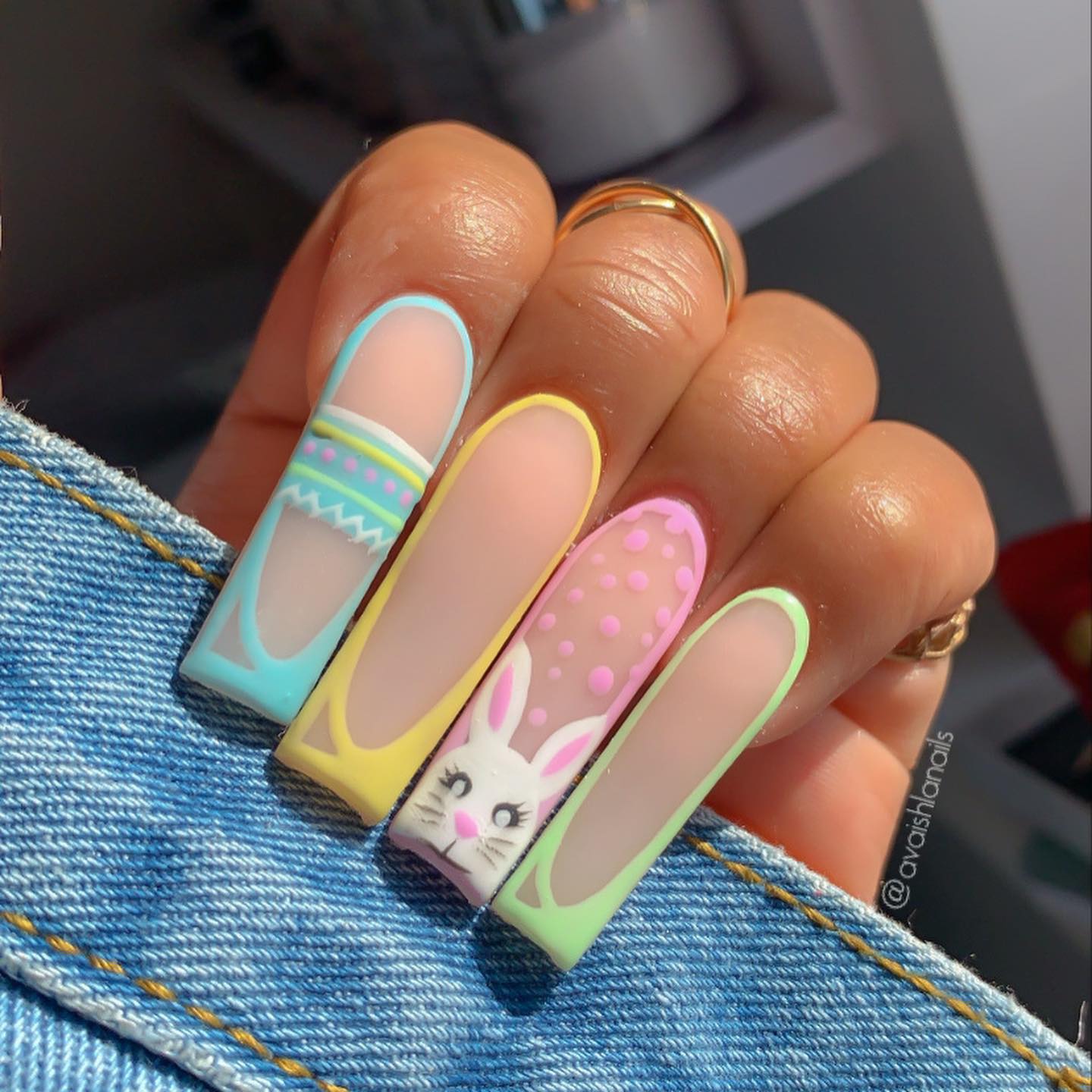 coffin easter nails