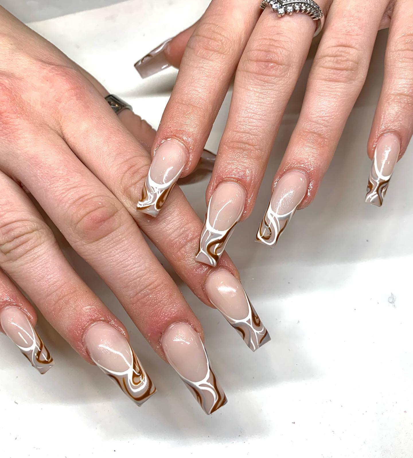 coffin fall nails