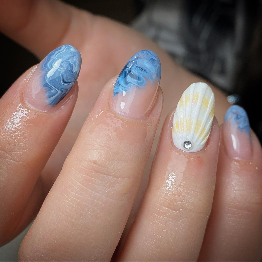 beach nail ideas