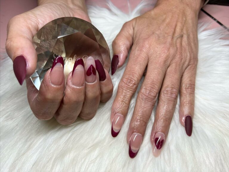 Maroon French Tip Nails 27+ Designs You Need To See Nail