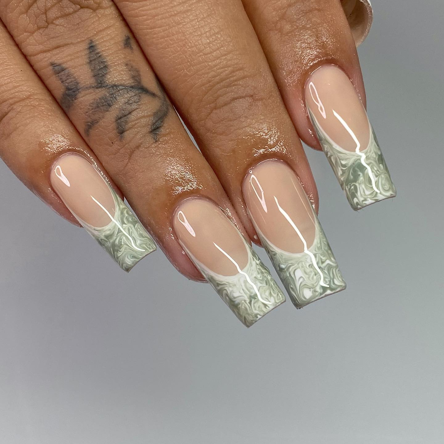 pastel-green-nails-32 pastel green nails
