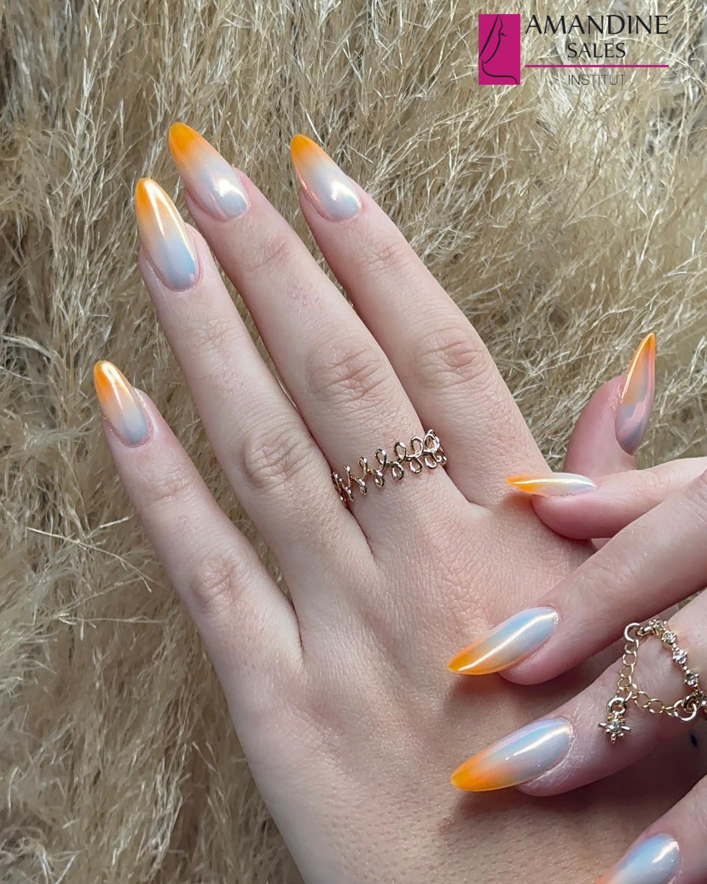 summer-orange-nails-37 summer orange nails