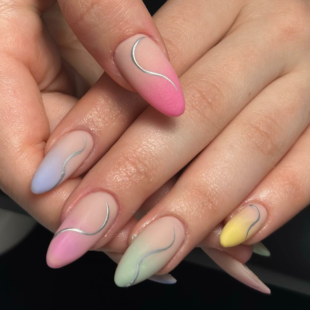 bright summer nails