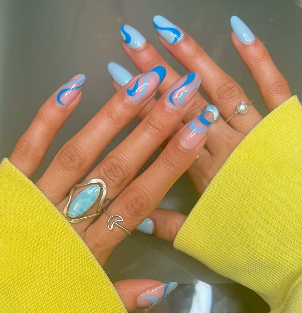 bright summer nails