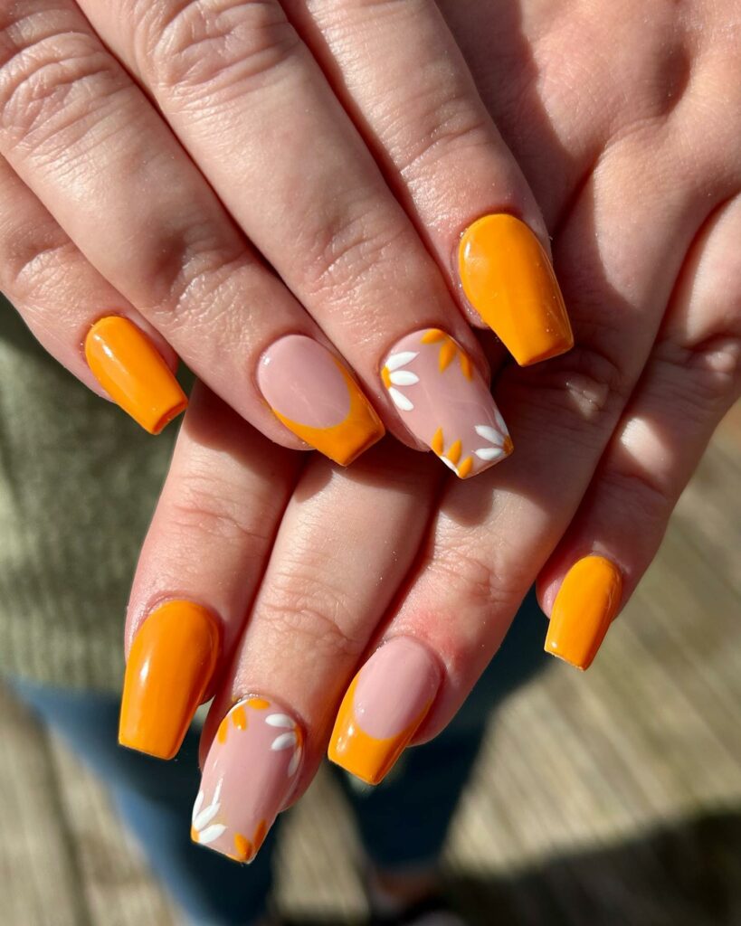 bright summer nails