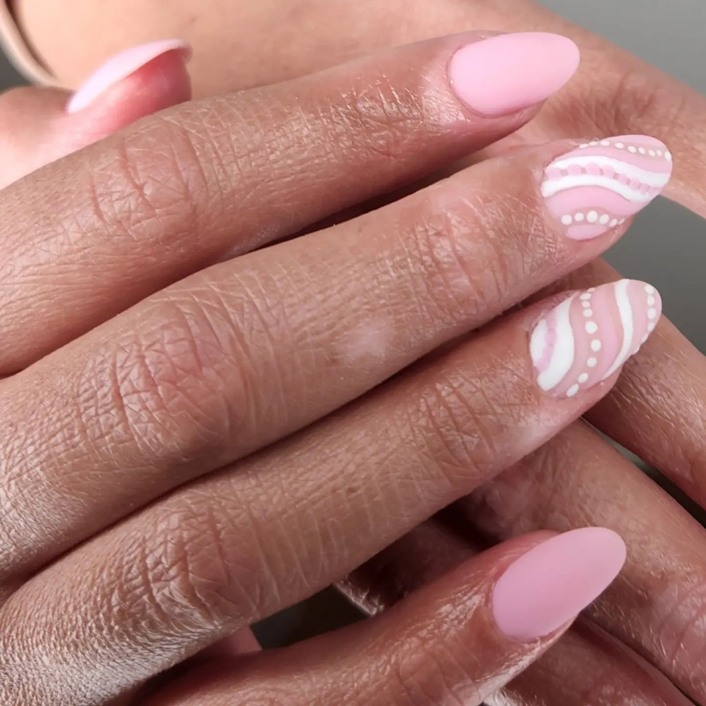 matte-pink-nails-29 matte pink nails