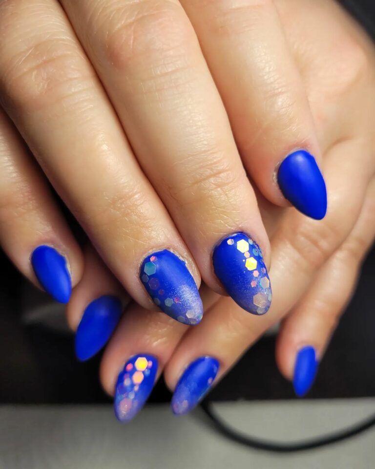 37+ Designs For Neon Blue Nails That Will Turn Heads - Nail Designs Daily