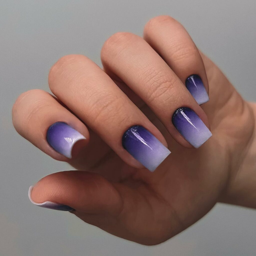 20+ Prettiest Purple Ombre Nails Ideas For 2023 - Nail Designs Daily