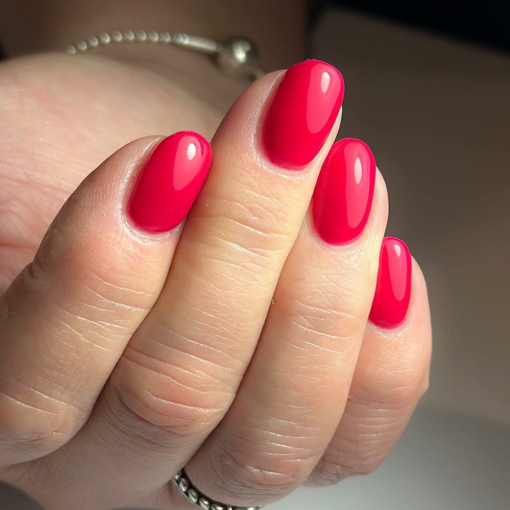 Cherry Red Nails