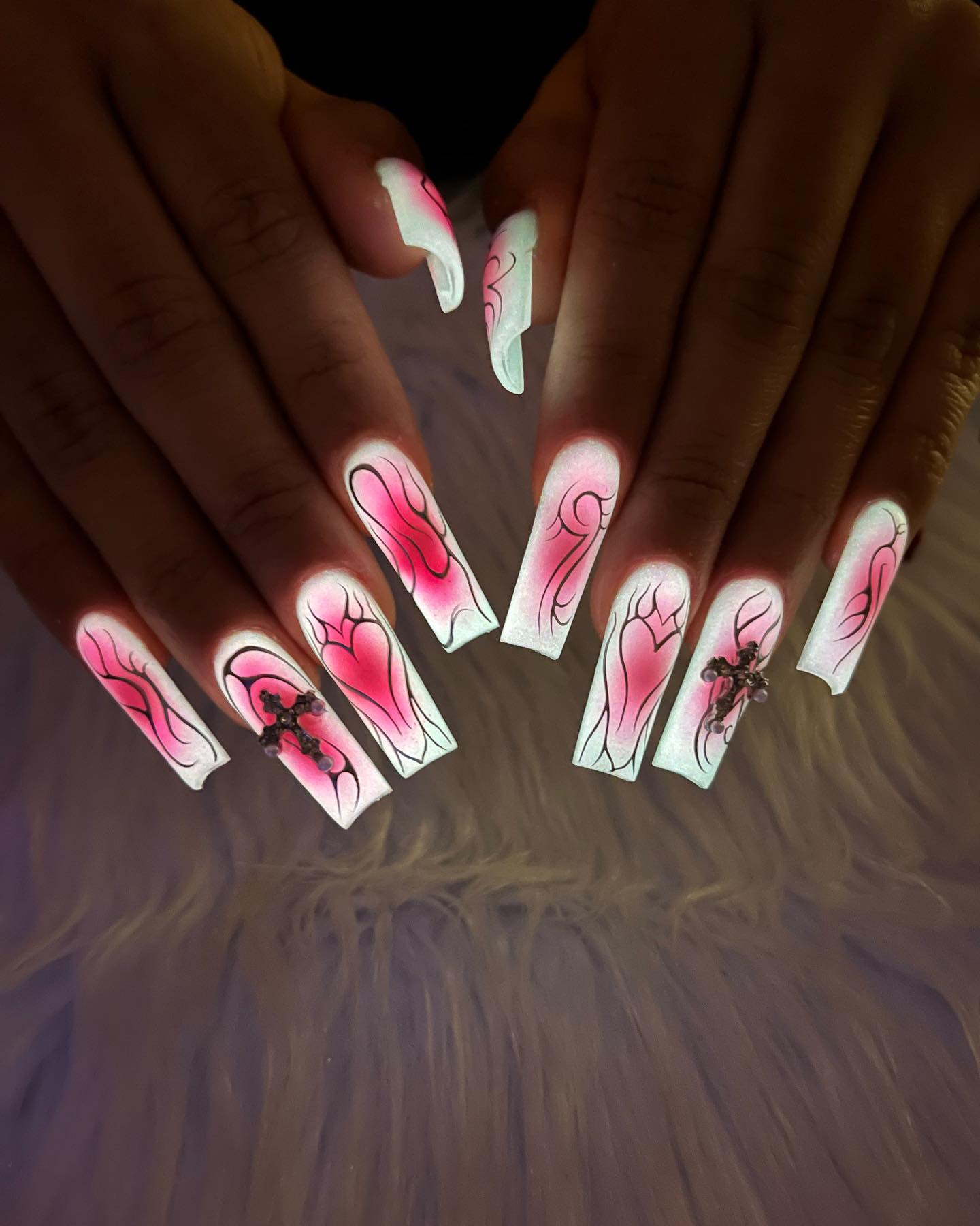 Glow in the Dark Nail Designs