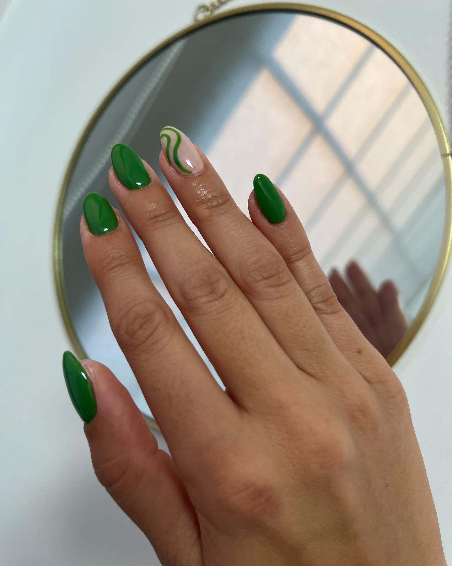 Green Almond Nails 30+ Designs you Will Fall in Love With Nail