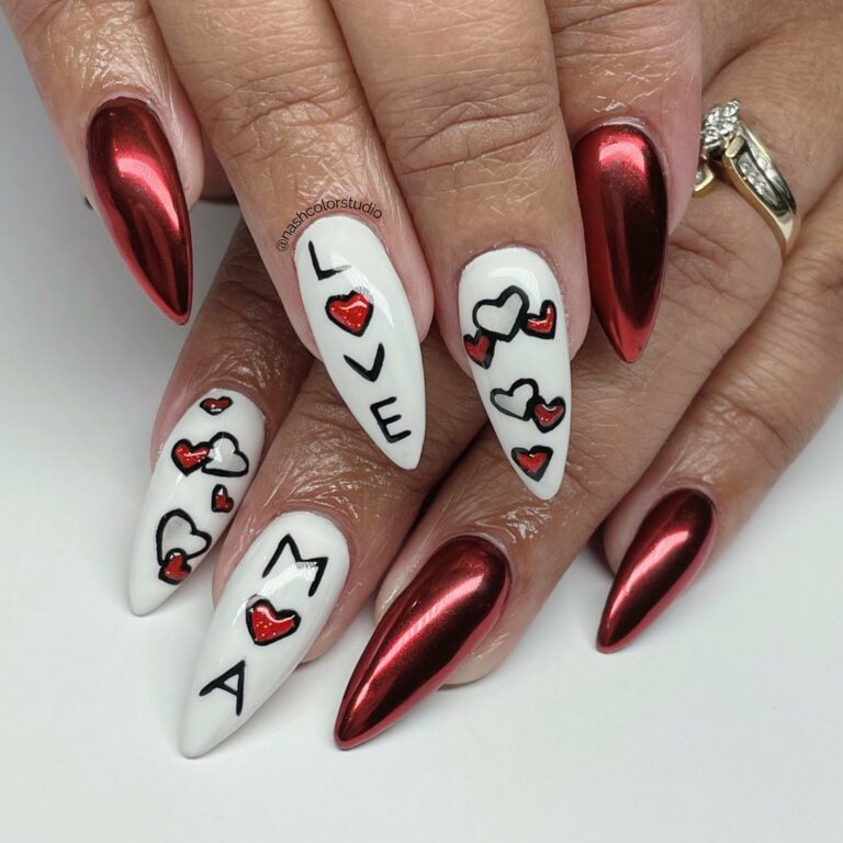 Red Chrome Nails: 37+ Designs That Will Turn Heads - Nail Designs Daily