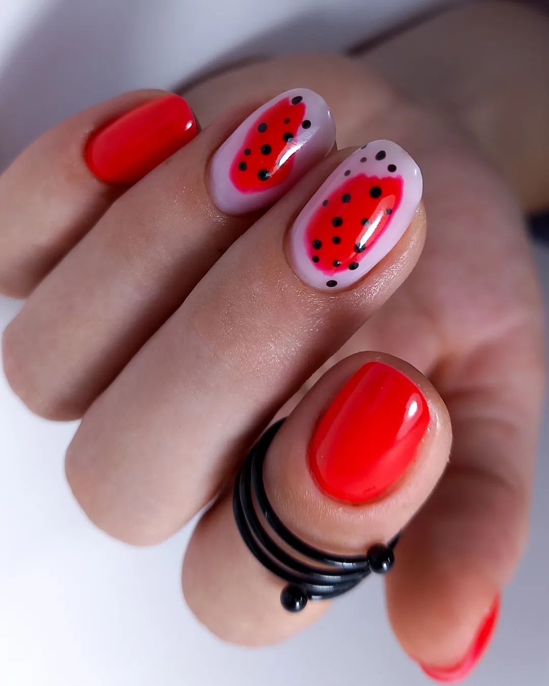 33+ Red Summer Nails You Will Love In 2023 - Nail Designs Daily