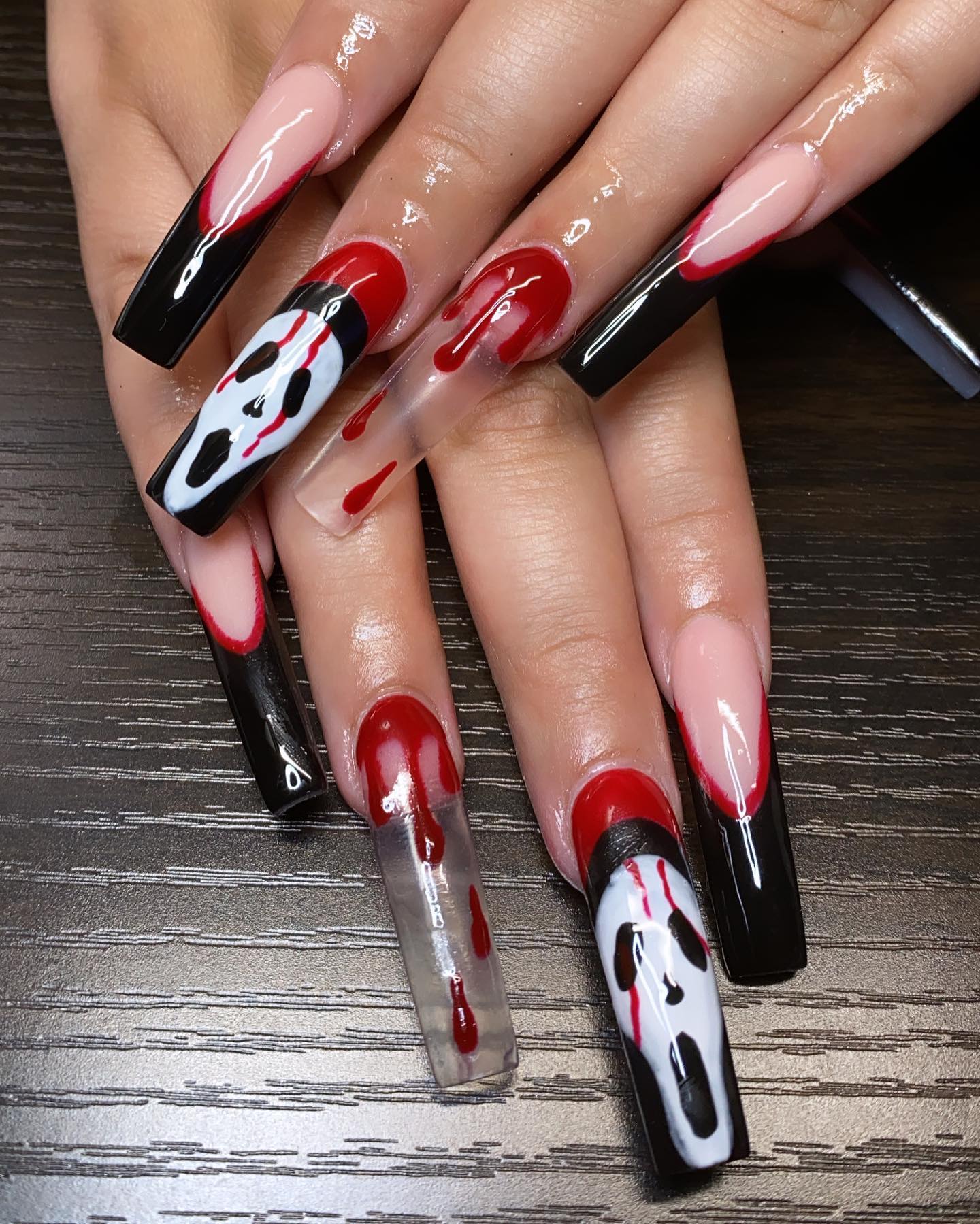 30+ Spooky Halloween French Tip Nails - Nail Designs Daily