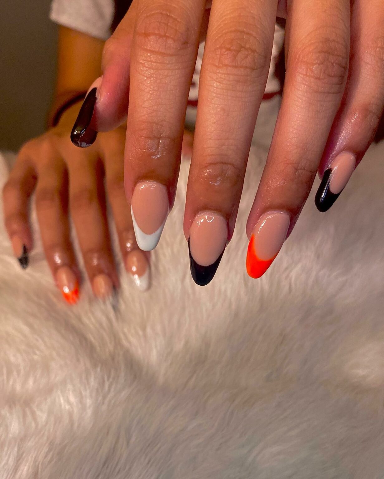 30 Spooky Halloween French Tip Nails Nail Designs Daily
