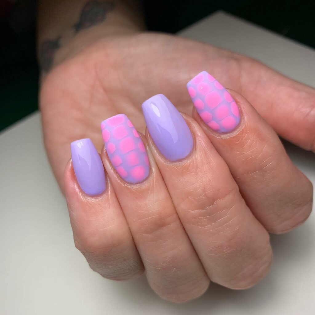 Pastel Purple Nails