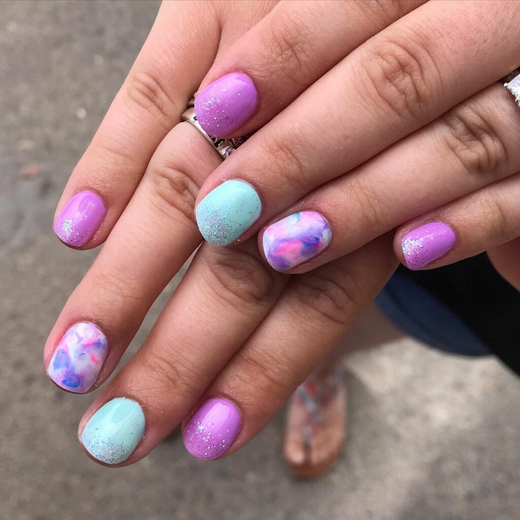 Cotton Candy Nails